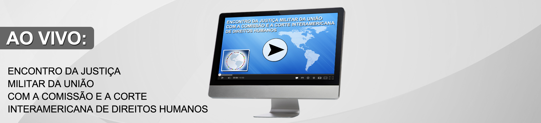 Acompanhe as palestras ao vivo pelo Youtube.