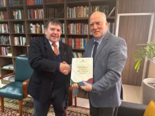 Juiz Federal da Justiça Militar visita presidente do TRT-4 em Porto Alegre