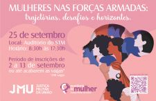 Abertas as inscrições para o evento “Mulheres nas Forças Armadas: Trajetórias, Desafios e Horizontes”