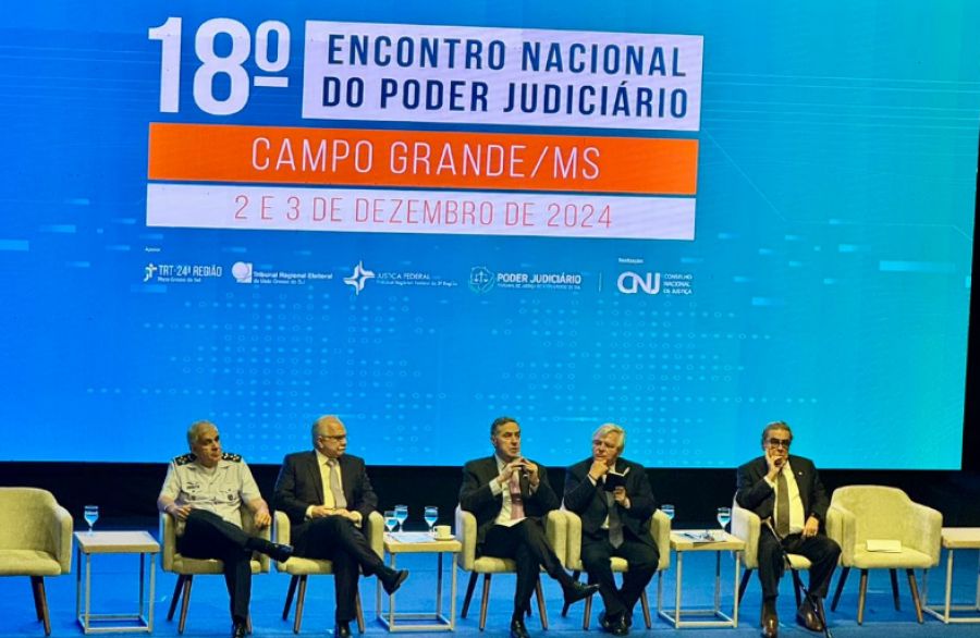 Presidente do STM destaca avanços durante o 18º Encontro Nacional do Poder Judiciário