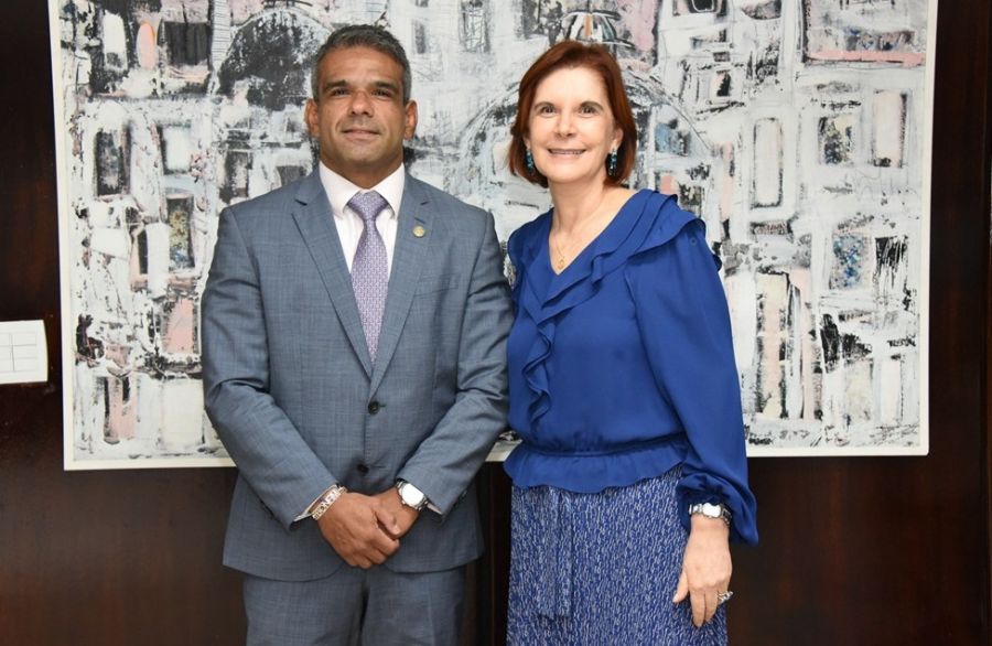 Presidente do STM recebe conselheiro do CNJ e discute avanços na Justiça Militar
