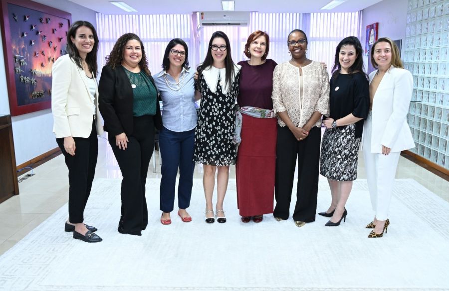 Presidente do STM recebe diretoria do grupo “Elas Pedem Vista”