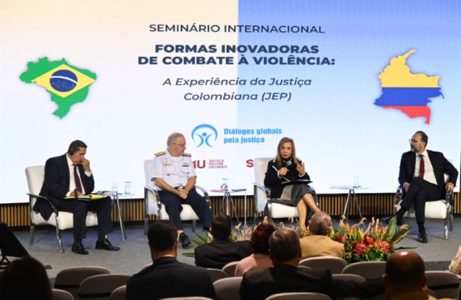 Seminário Internacional no STM debate a experiência da Justiça Colombiana no combate à violência