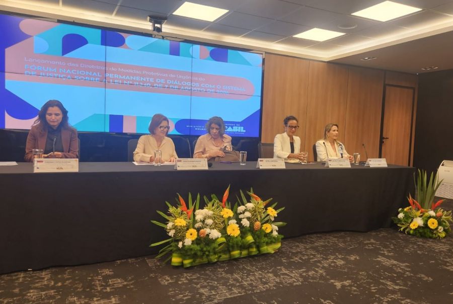 Presidente do STM participa do lançamento de diretrizes nacionais sobre medidas protetivas