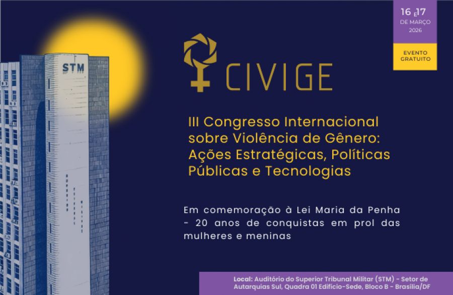 STM sedia III Congresso Internacional sobre Violência de Gênero em março