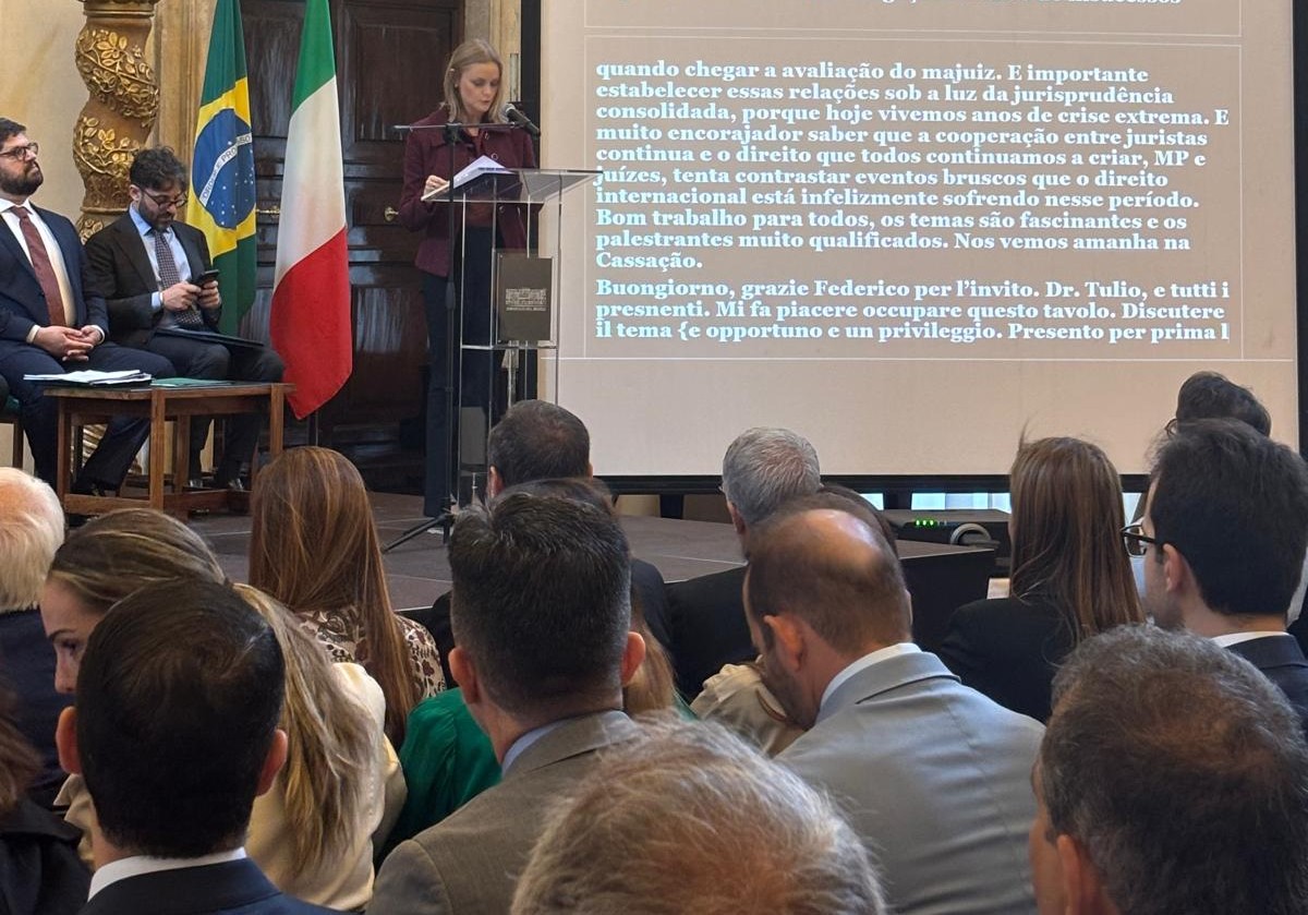 STM participa de seminário internacional sobre combate ao crime organizado em Roma